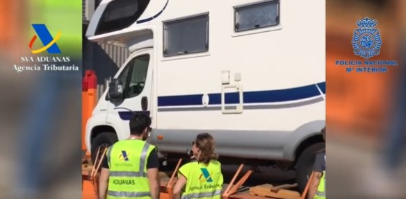 Una autocaravana ‘atrapada’ en Latinoamérica por la covid regresa a Barcelona con 534 kilos de cocaína