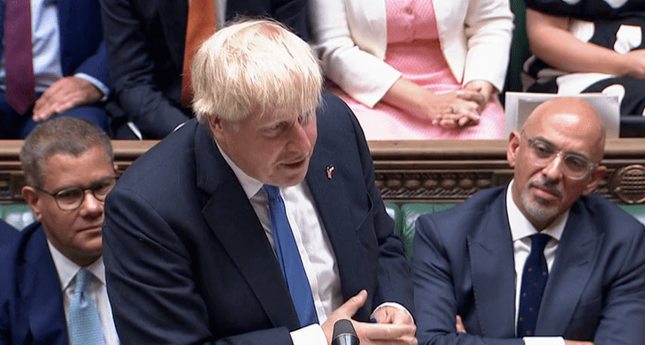 Boris Johnson se despide en el parlamento a lo Terminator: «Hasta la vista, baby»