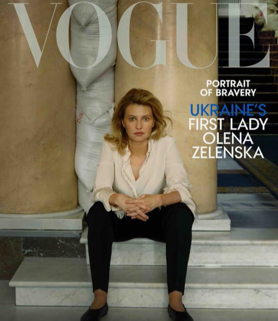 La mujer de Zelenski se defiende de las críticas por las polémicas fotos en la revista Vogue