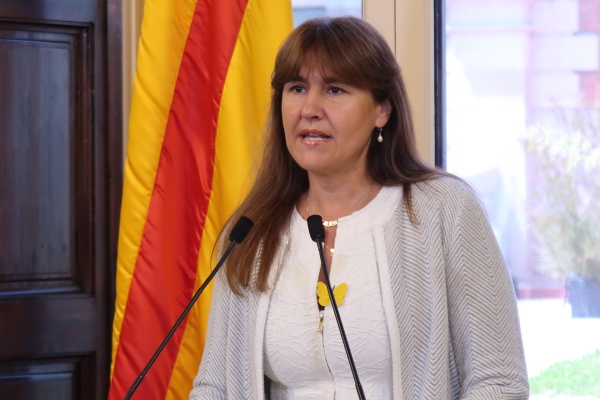 Laura Borràs, presidenta del Parlament de Cataluña.