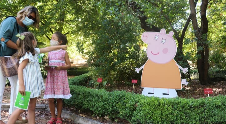 Peppa Pig y su familia vuelven este verano al Jardín Botánico Atlántico de Madrid