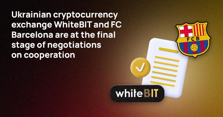 The final stage of negotiations: Ukrainian cryptocurrency exchange WhiteBIT and FC Barcelona agree on cooperation and partnership
