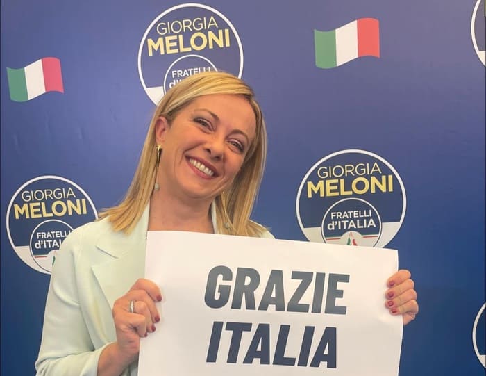 La ultraderechista Meloni será primera ministra al ganar las elecciones en Italia