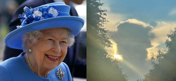 Tras su muerte, captan una nube con la imagen de la reina Isabel II