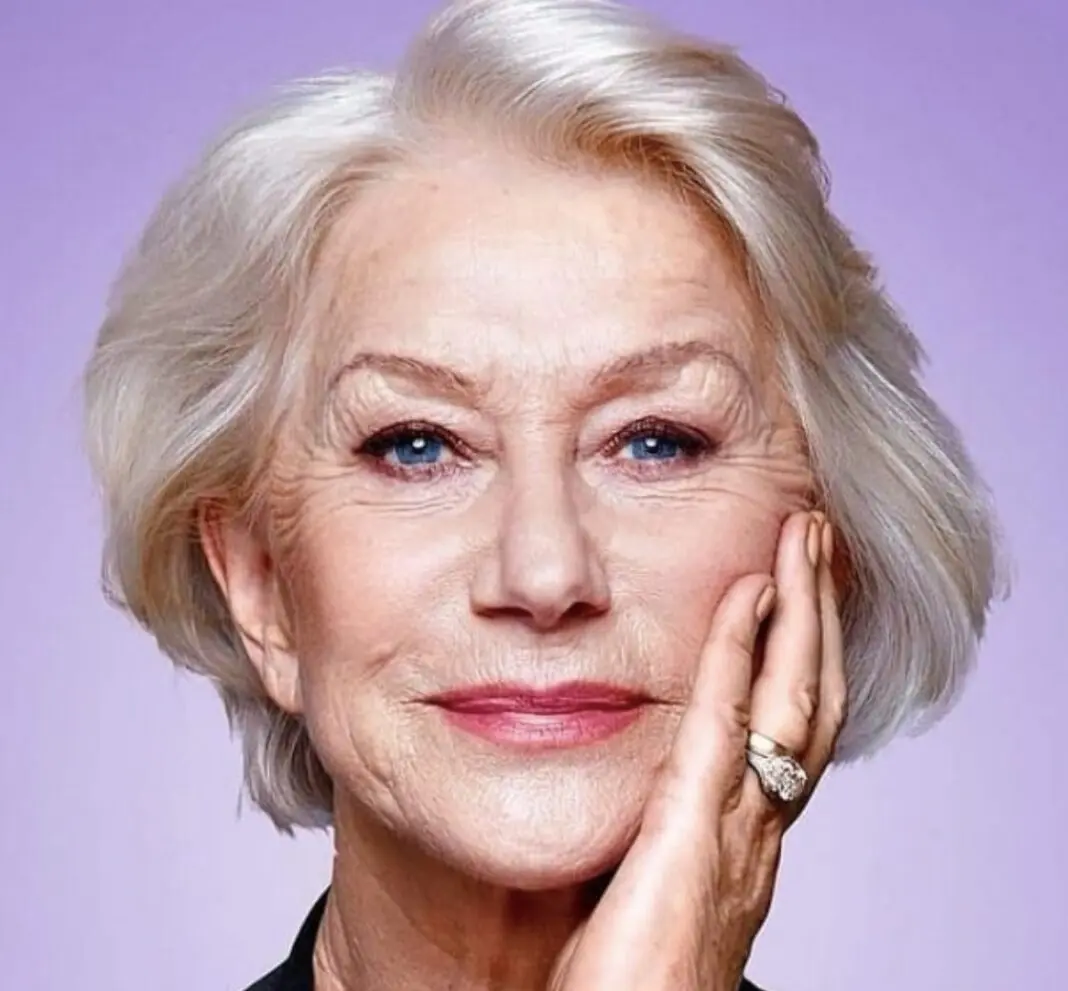 Helen Mirren es una de las famosas abanderadas del pelo canoso / Instagram @helenmirren_iconok