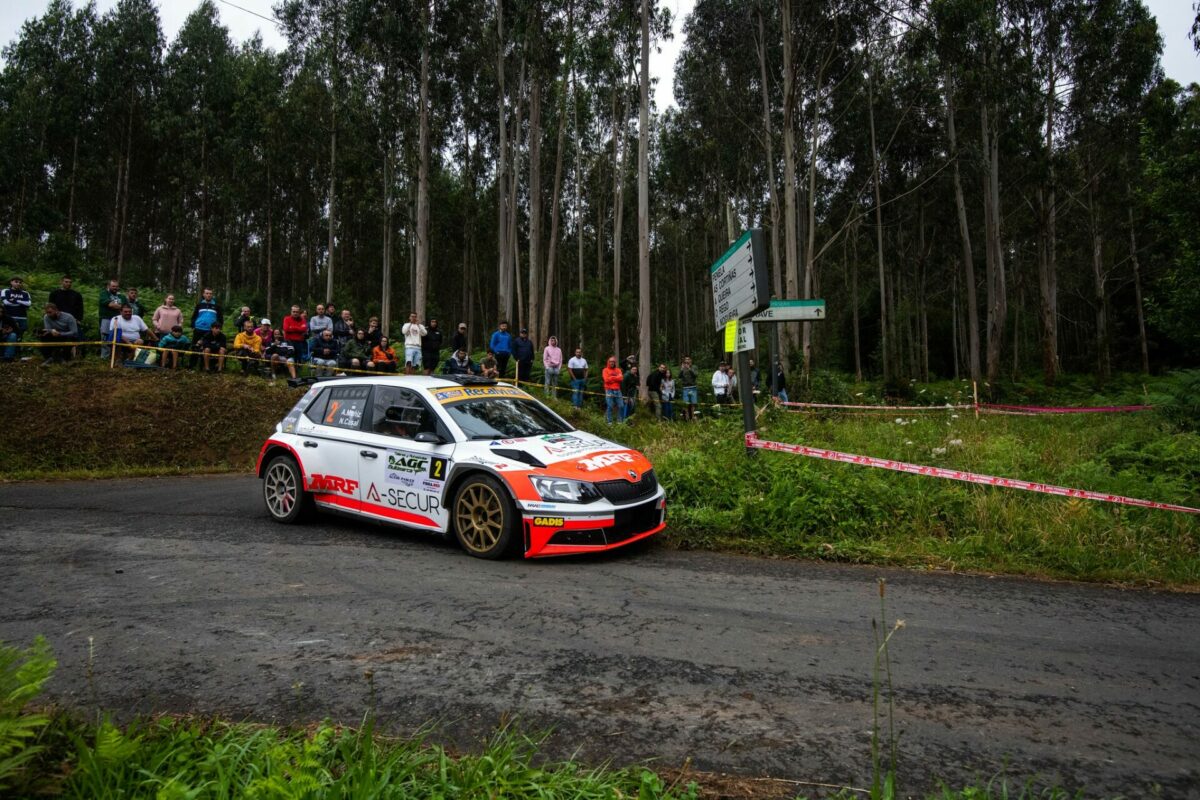 Rallye Narón Cera Galicia Álvaro Muñiz Skoda Mrf