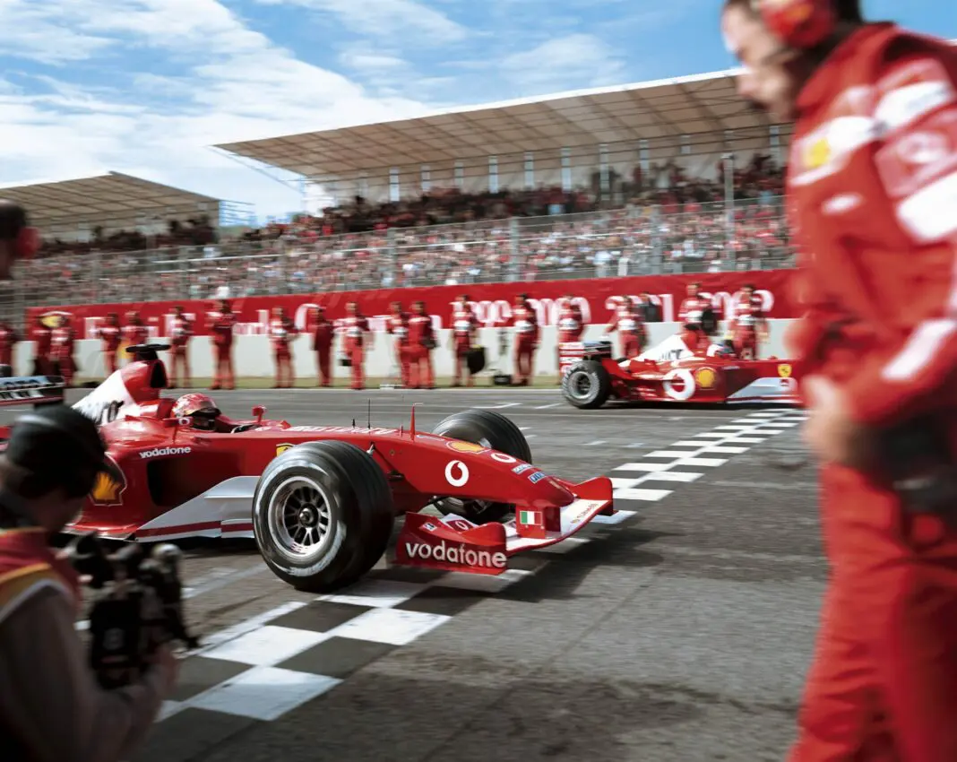 Michael Schumacher Ferrari F1 motor
