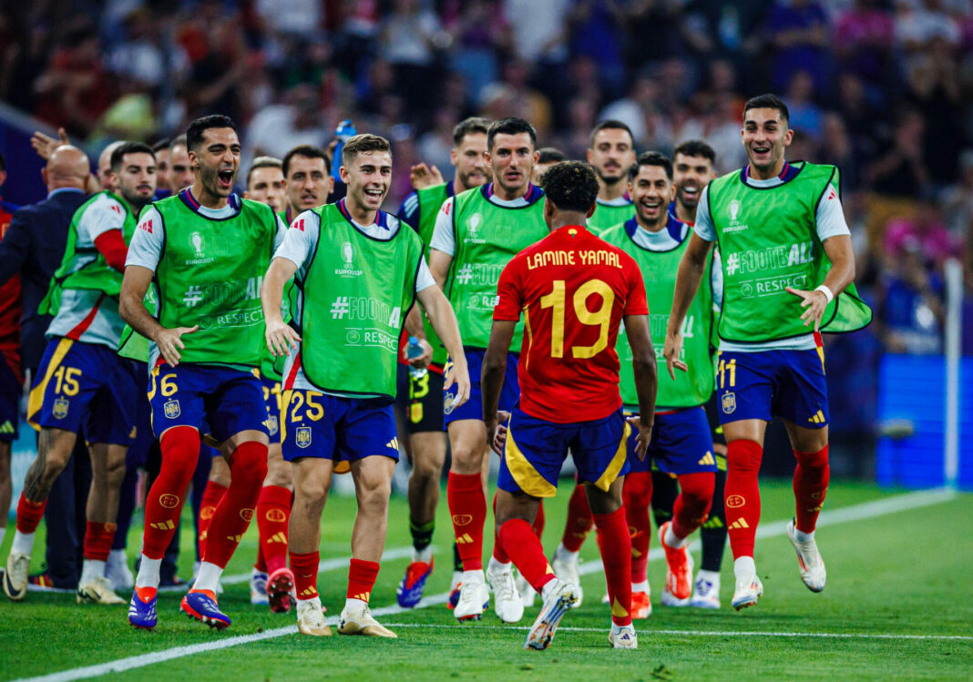 España ya es finalista. Fuente: @SeFutbol