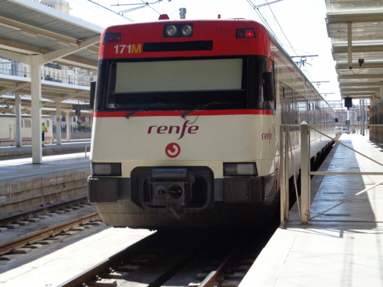 Un hombre se sube a la catenaria y obliga a interrumpir los trenes entre Valencia y Alfafar