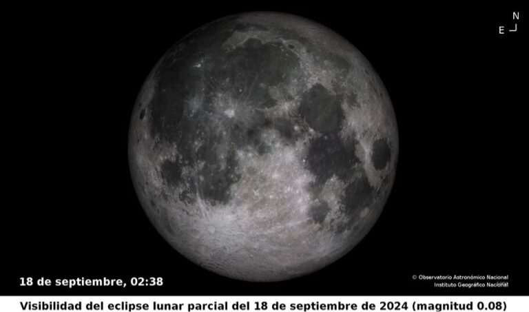 Eclipse lunar parcial del 18 de septiembre: ¿Dónde y cómo verlo en España?