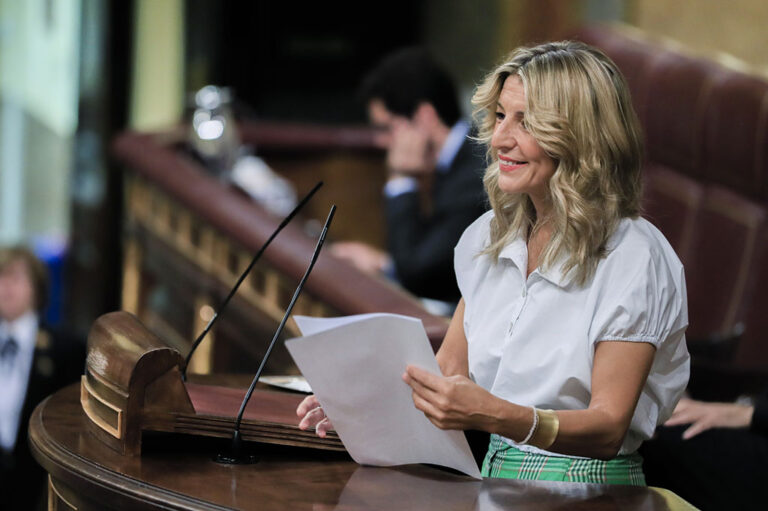 Yolanda Díaz desmiente el retraso en la reducción de la jornada laboral: “Es rotundamente falso”