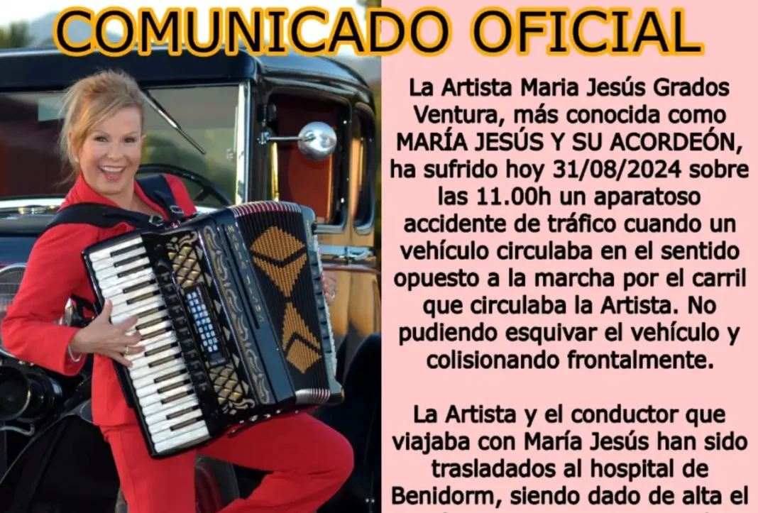 María Jesús y su acordeón