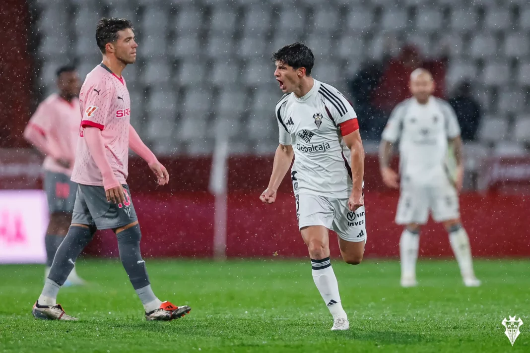 El Albacete salva un empate con un gol en el 90.