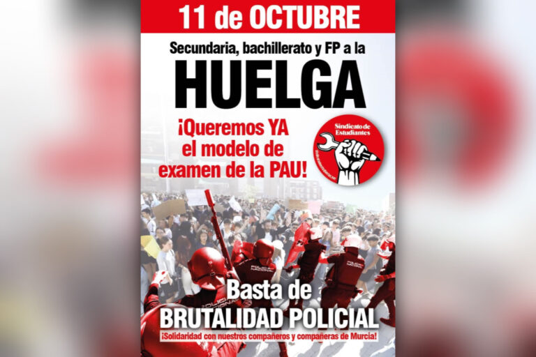 Los estudiantes van a la huelga este 11 de octubre ante la falta de explicaciones sobre la nueva PAU