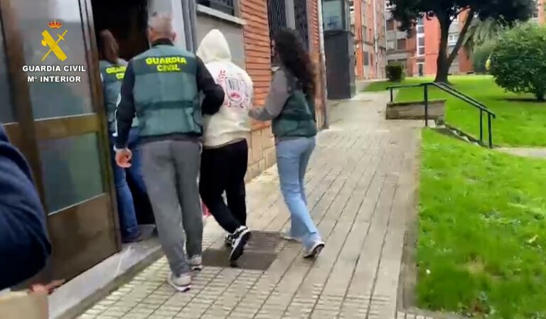 La Guardia Civil detiene en Gijón a un violento y reincidente agresor sexual