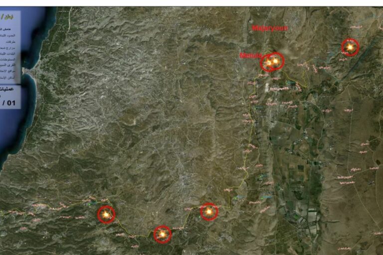 Hezbolá bombardea posiciones israelíes cerca de las tropas españolas en Líbano