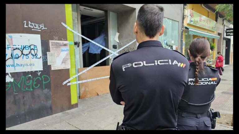 Detenidos dos hombres en Logroño por su implicación en dos muertes violentas tras un incendio en una sucursal bancaria ‘okupada’