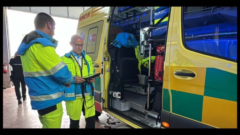 Muere un trabajador aplastado por una placa de hormigón en una nave de Leganés