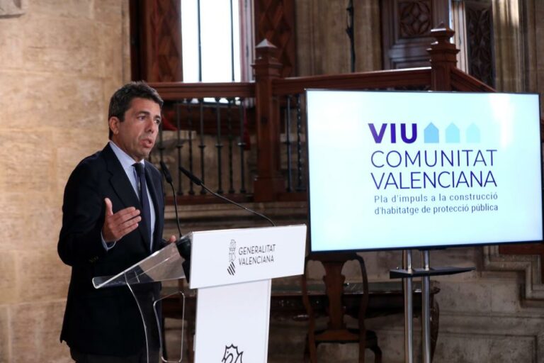 La Generalitat Valenciana saca pecho de su próxima remesa de nuevas viviendas horas después de la manifestación en Valencia