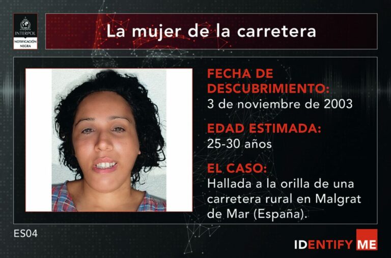 La Policía Nacional pide ayuda para identificar a ‘la mujer de la carretera’