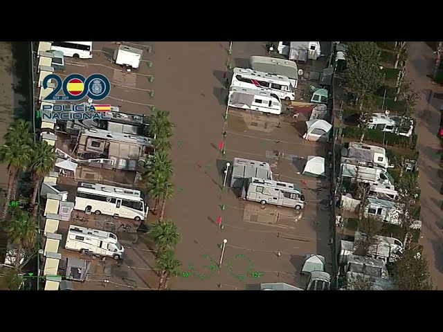 Imágenes aéreas de la DANA a su paso por Málaga