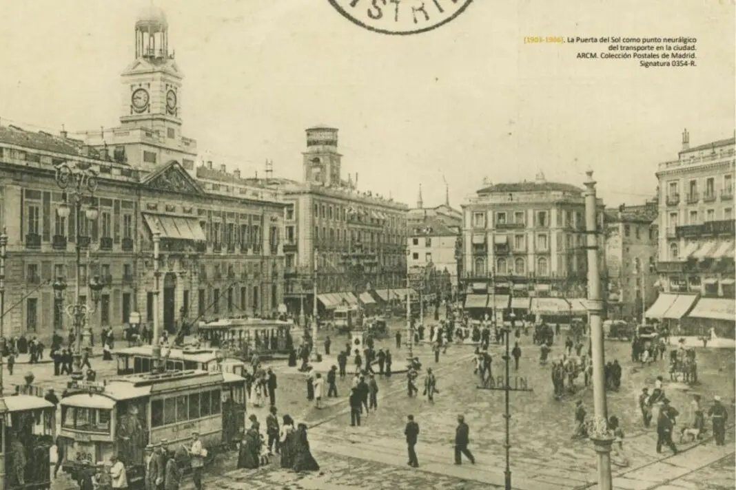 La Puerta del Sol a principios del siglo XX