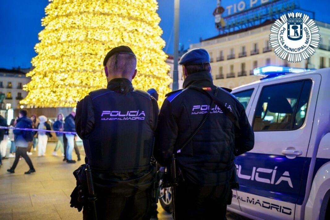 Dispositivo de Policía Municipal de Madrid en Navidad