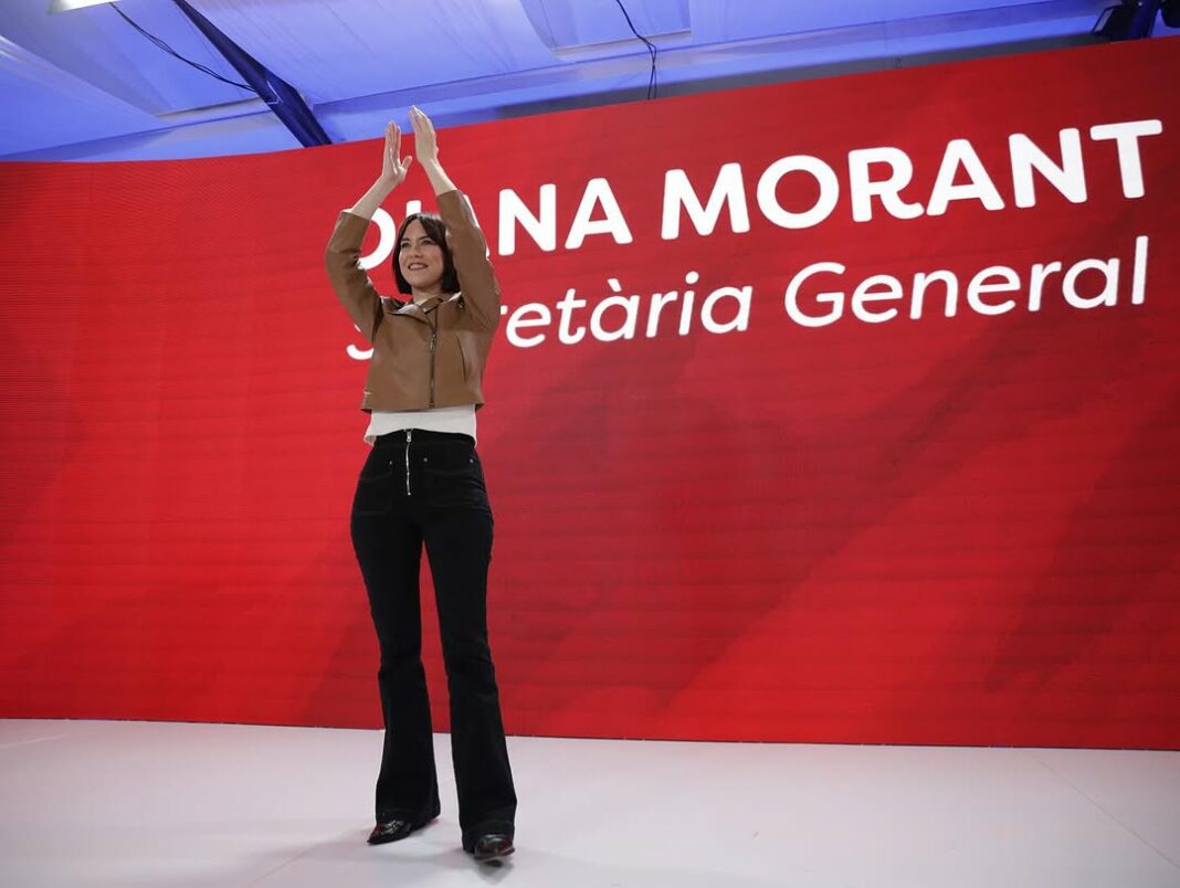 Diana Morant en un acto del partido. Imagen: PSPV-PSOE