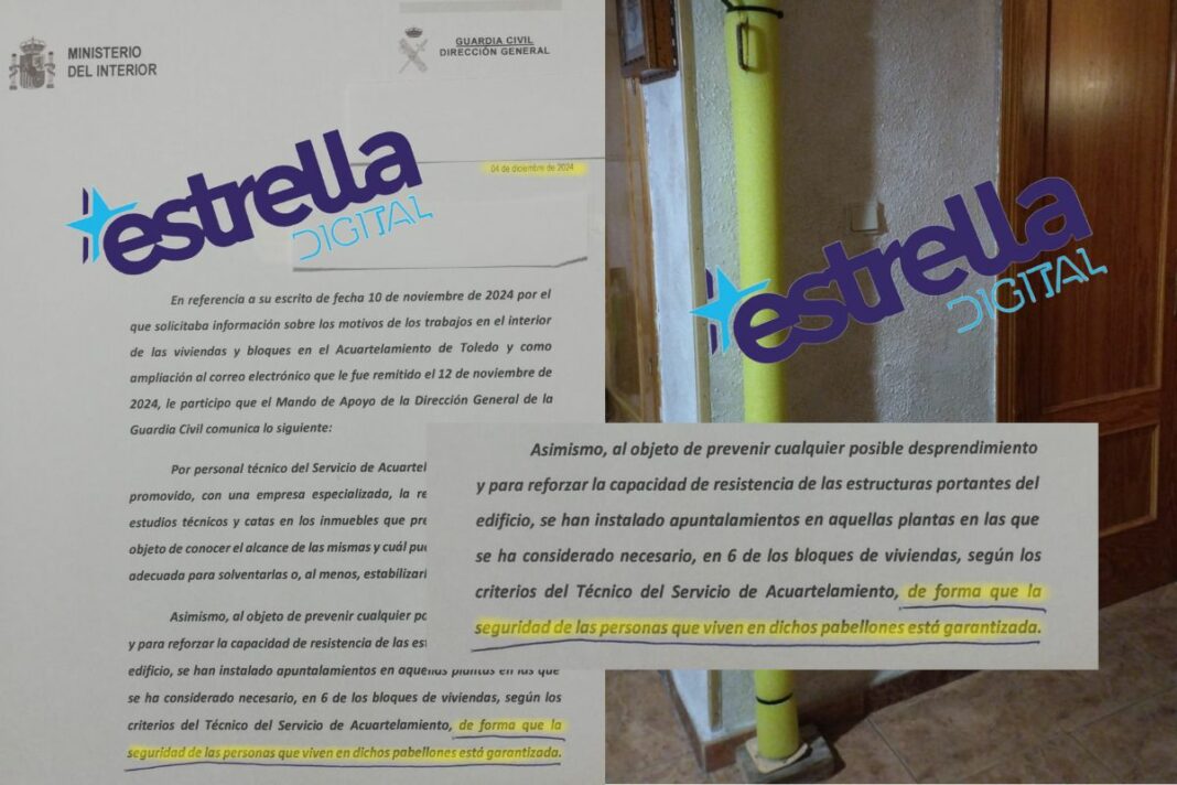 Escrito remitido por la Dirección General de la Guardia Civil a la Comandancia de Toledo el pasado mes de diciembre.