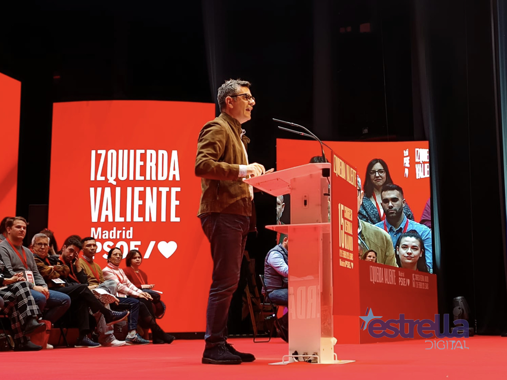 El Ministro De Presidencia, Justicia Y Relaciones Con Las Cortes, Félix Bolaños, Participando En La Inauguración Del Xv Congreso Regional Del Psoe De Madrid