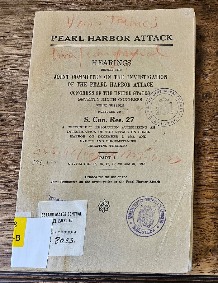 Los Libros Escondidos Del Ataque A Pearl Harbor 1