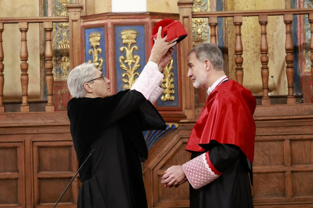 Investidura del rey Felipe VI como doctor honoris causa por la Universidad de Alcalá. Imagen: Casa Real