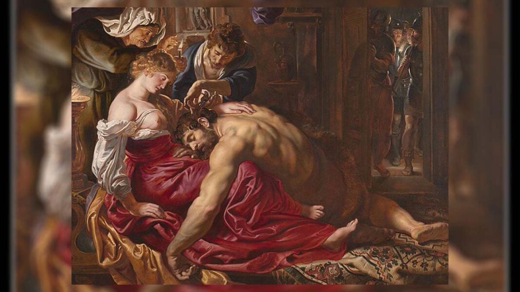 “Sansón y Dalila” de Rubens